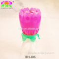 2016 Top-selling Battery Operated Candles Flower Music Candles for sale